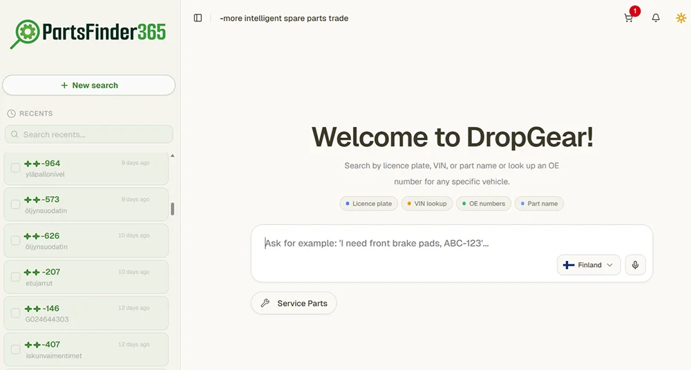 Partsfinder365 model image